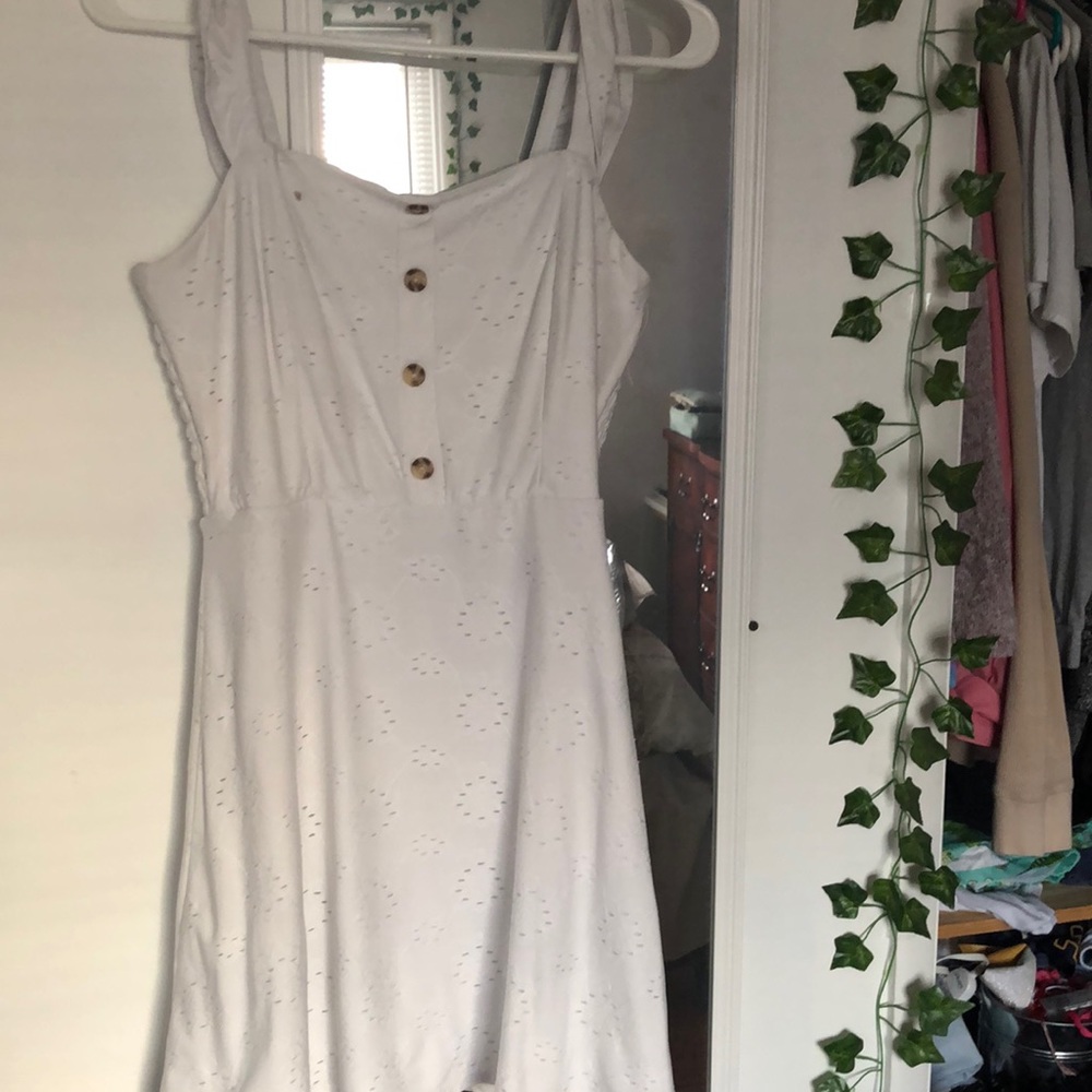 White sun dress